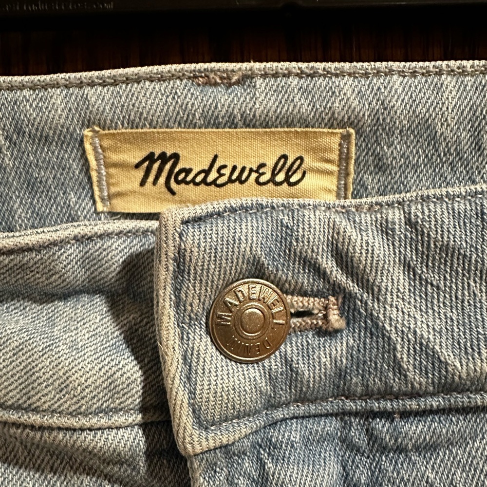 Madewell Women’s The Perfect Vintage Wide Leg Crop Jeans Size 14W (gently used) - Picture 5 of 11